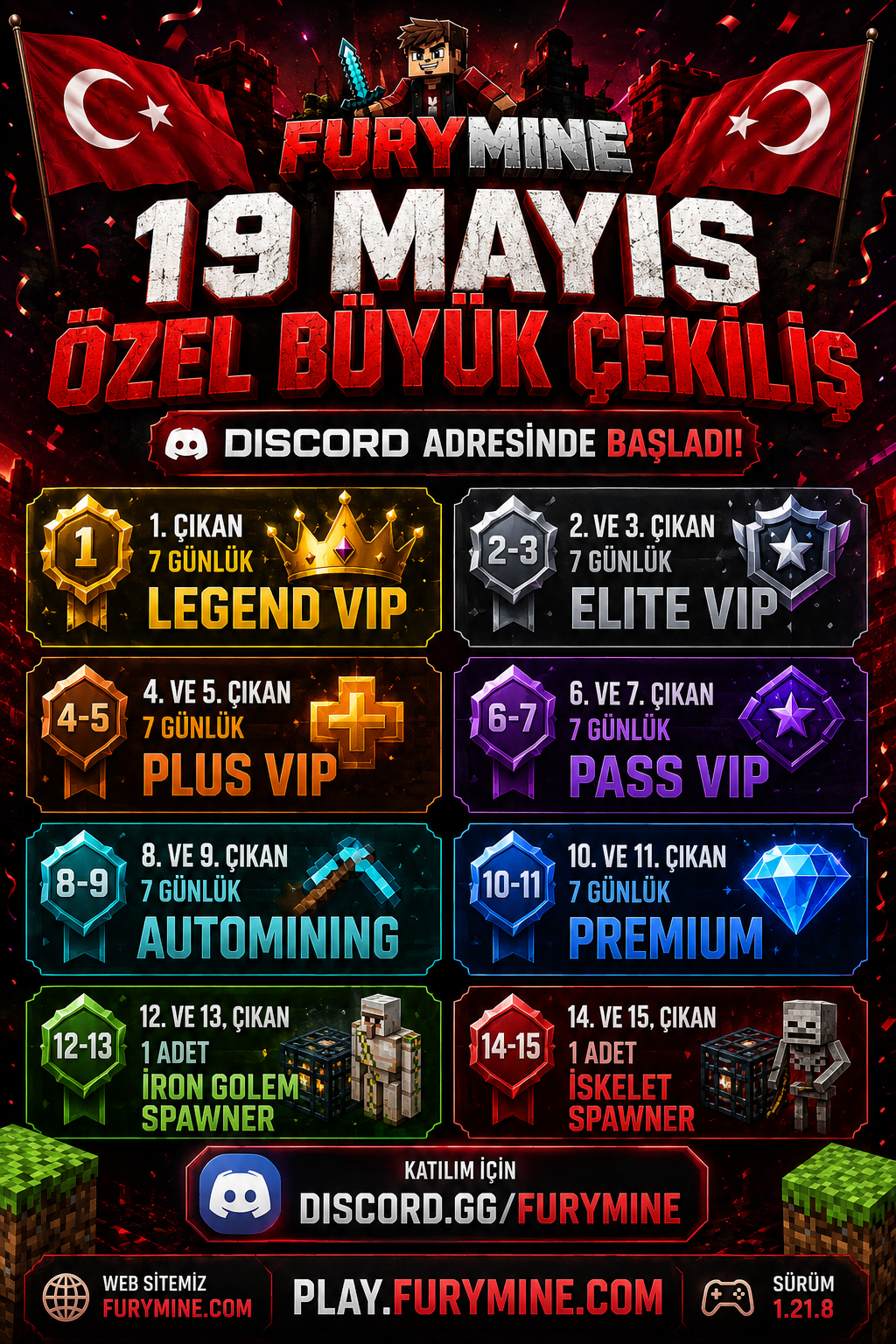 19 MAYIS ÖZEL DİSCORD ÇEKİLİŞİ